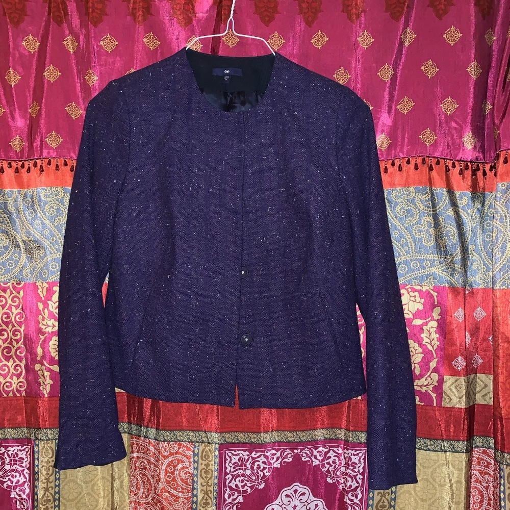 Gap Collarless Blazer